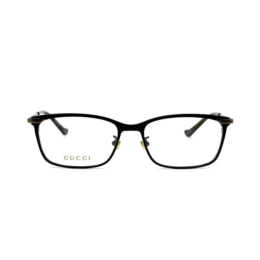 NEW GUCCI GG1130OJ 001 TITANIUM BLACK AUTHENTIC EYEGLASSES FRAME